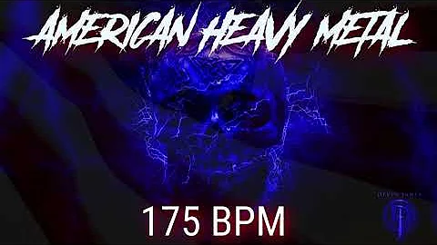 🥁American Heavy Metal Style Drum Track - 175 BPM (FREE WAV & MIDI DOWNLOAD)