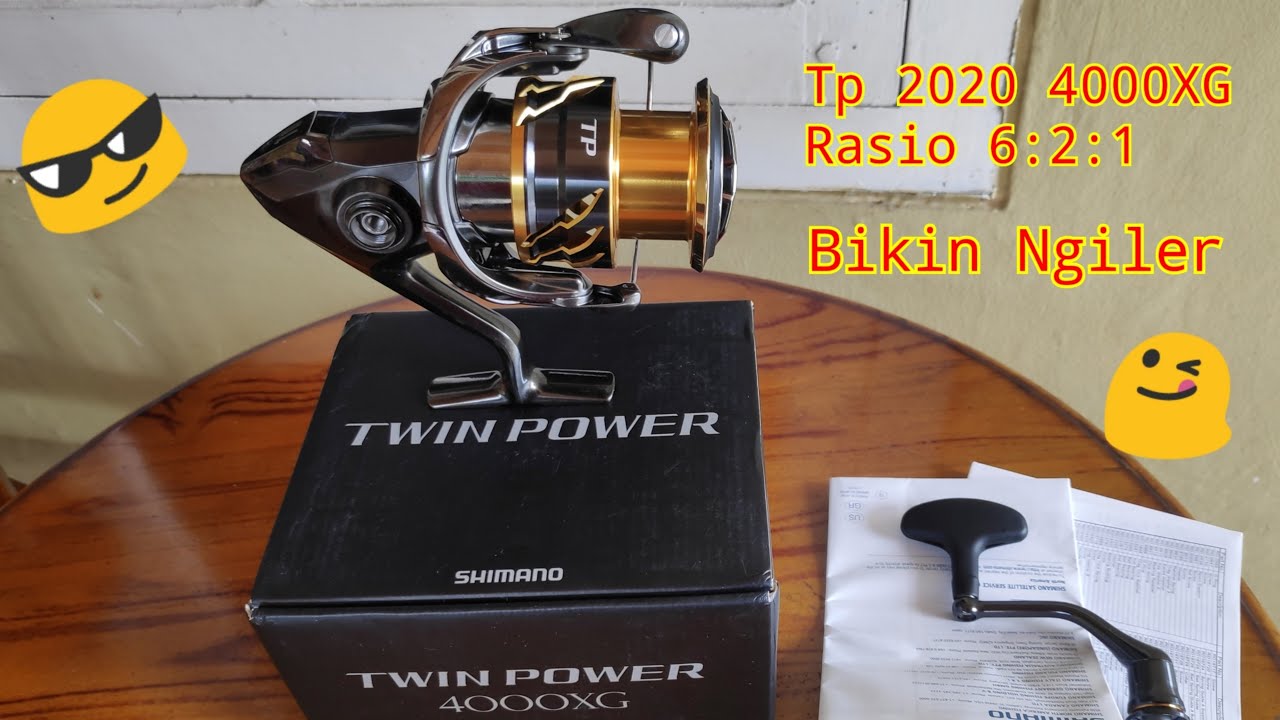 Twin Power 2020 4000 Xg (Unboxing) rasio 6 : 2 : 1