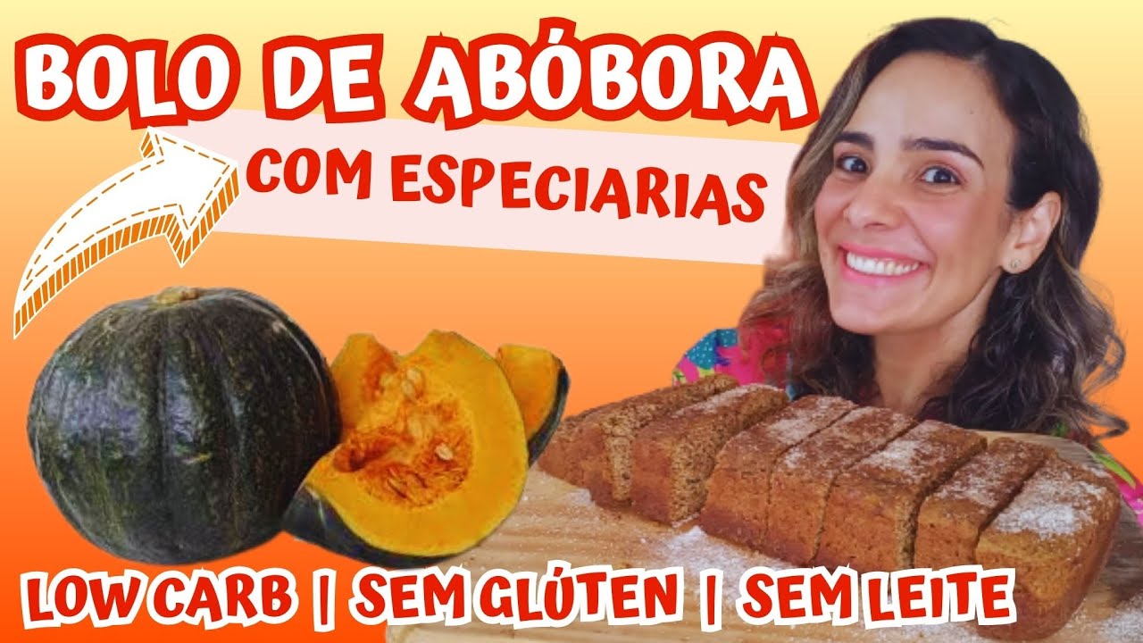 Bolo De Abóbora Low Carb Com Especiarias | Sem Glúten | Sem Leite | Ideal Para Diabéticos