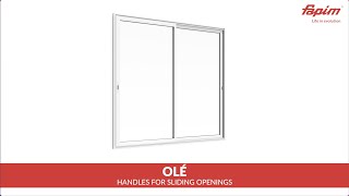 Eng Olè Handles For Slidings