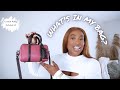 What&#39;s In My Bag? COACH Ruby Satchel 18 | KERLEEN