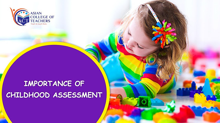 Examples of assessment for learning in early childhood
