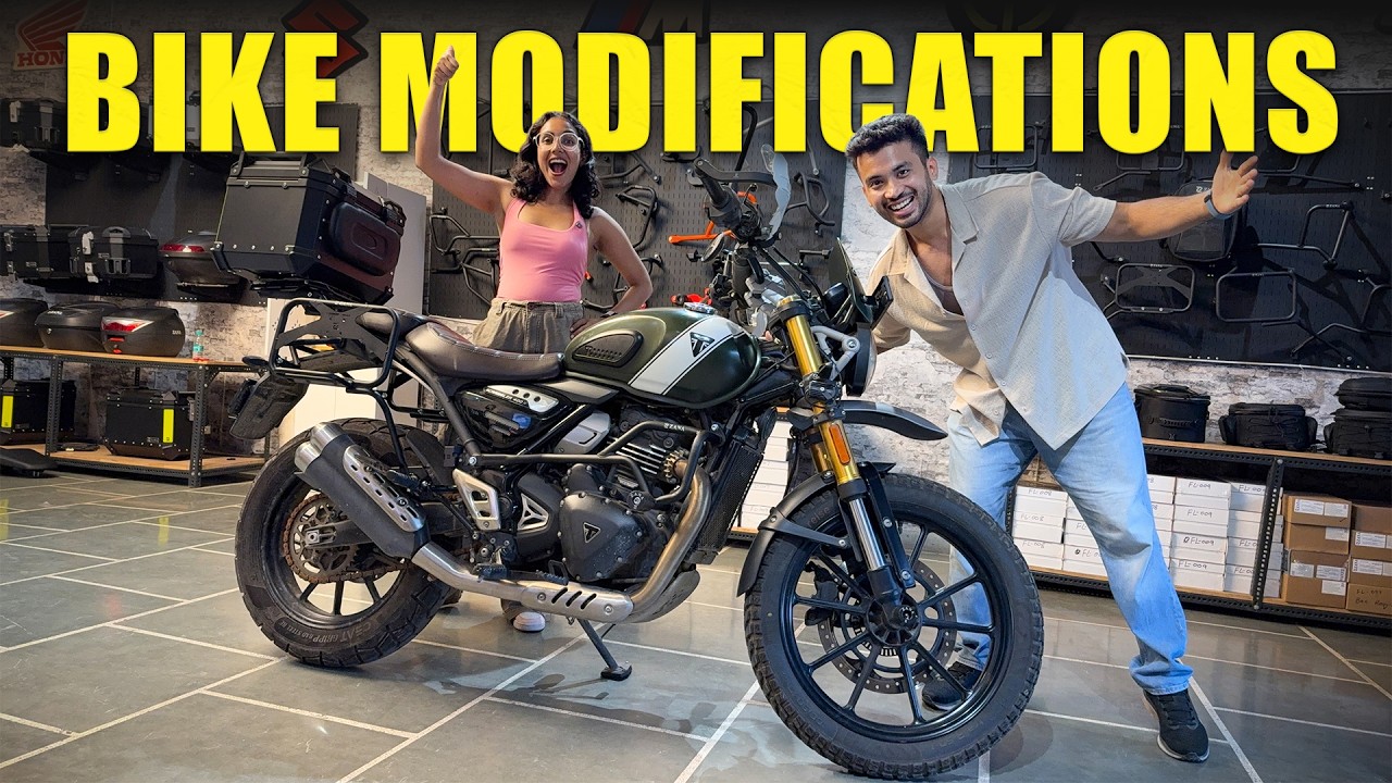 Modified our Triumph Scrambler 400x | Big Upgrade |