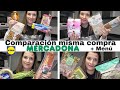 Precio misma Compra | Comparación de precios MERCADONA y LIDL | Compra semanal + Menú