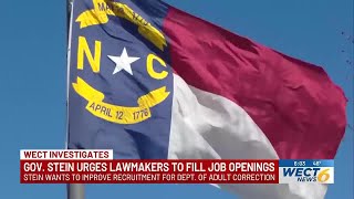 WECT INVESTIGATES: Governor says correctional officer shortage puts public safety at risk