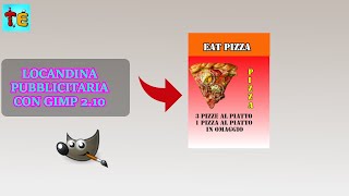 CREARE UNA LOCANDINA PUBBLICITARIA CON GIMP