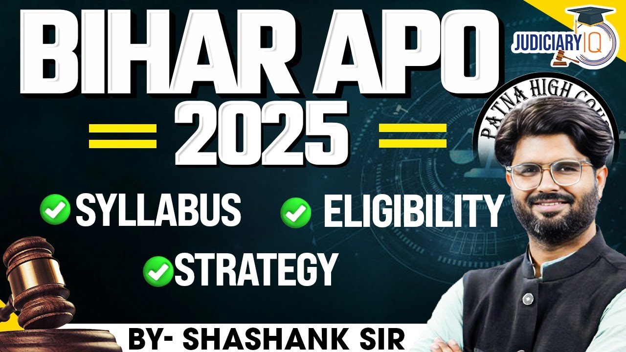 Bihar APO 2025: Complete Syllabus, Eligibility & Strategy Explained ...