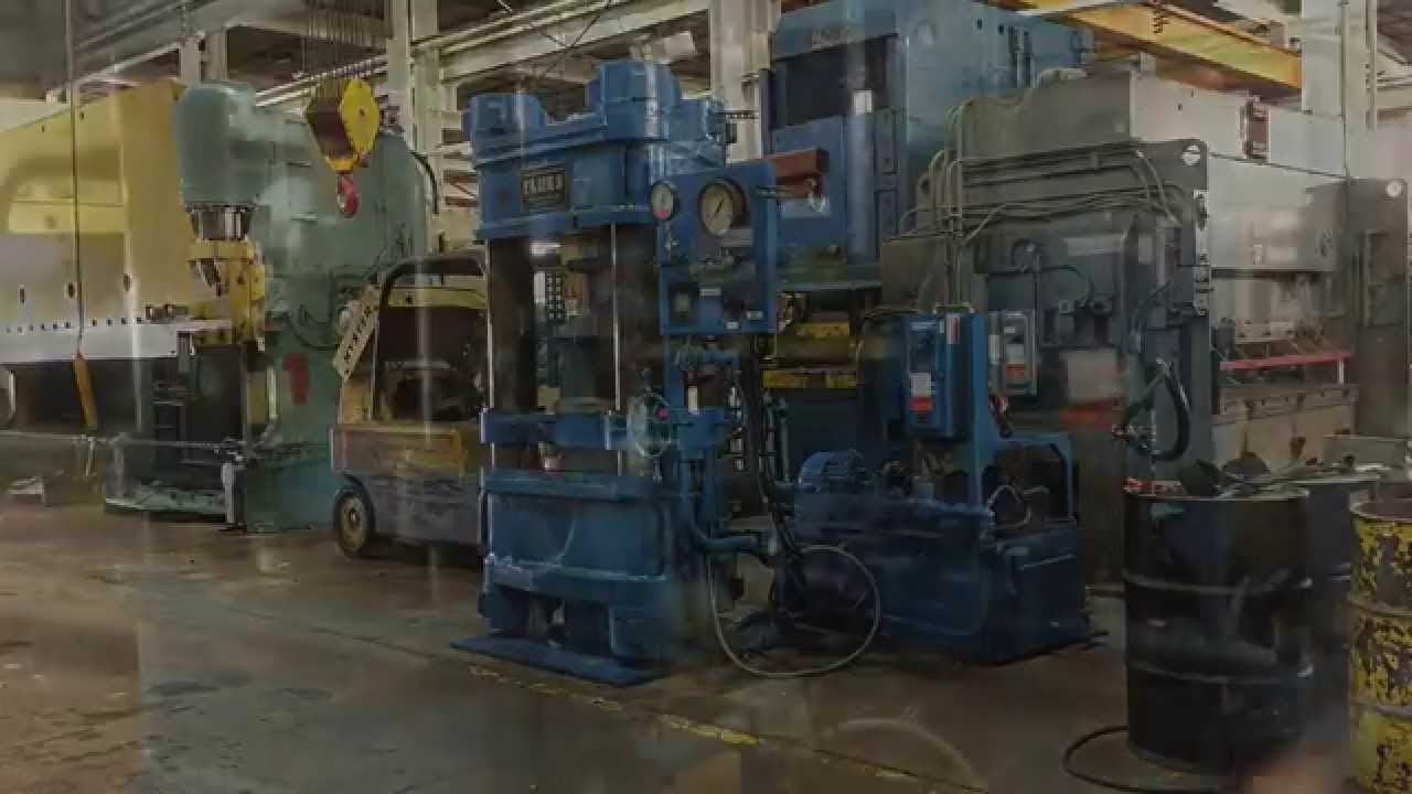Used 1000 Ton Elmes Hydraulic Hobbing Press, 