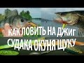 ЛОВЛЯ на ДЖИГ ЩУКИ, СУДАКА, ОКУНЯ. РЫБАЛКА на ОЗЕРЕ на СПИННИНГ