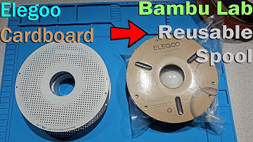 How to switch Elegoo Cardboard Spool to Bambu Lab