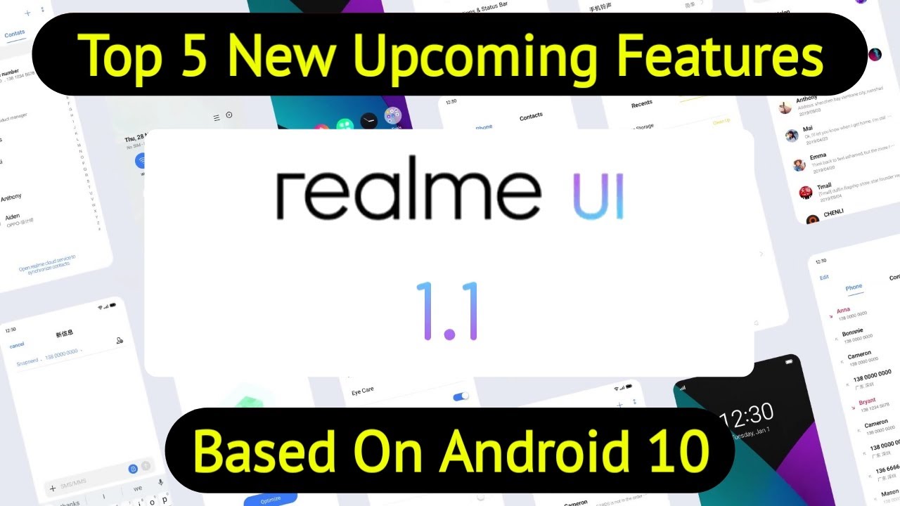 Realme UI 1.1 Features | Realme UI 1.1 Update | Realme UI 1.1 Leaks | Realme UI 1.1 Android 10 - 😈🔥