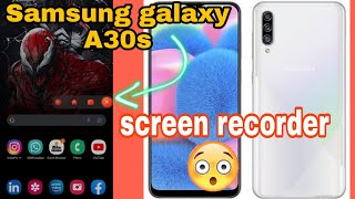 samsung galaxy A30s || screen recording in samsung galaxy A30s mobile phone | Samsung galaxy A03,A12