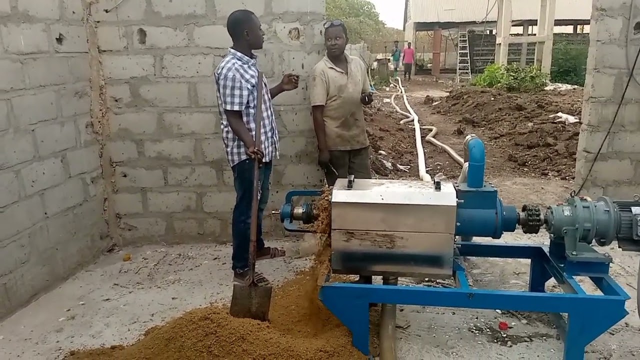 Testing of manure dryer you can confirm how it's work