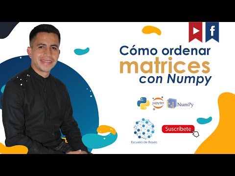 Cómo ordenar matrices en Numpy