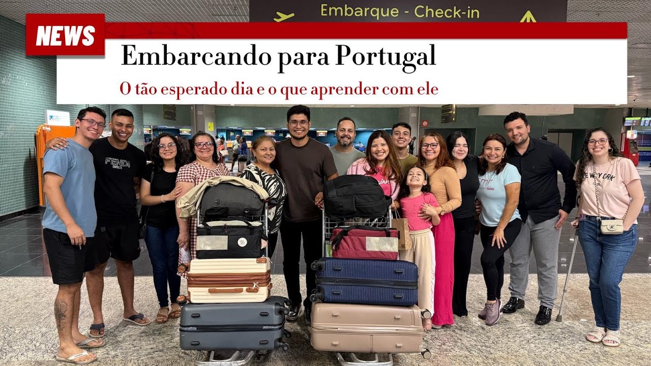 Dia da viagem: do Norte do Brasil ao Norte de Portugal