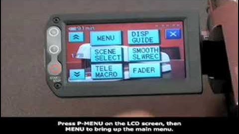 Sony Camera Tutorial