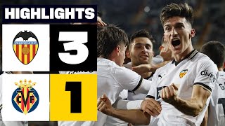 Highlights Valencia CF vs Villarreal CF (3-1)