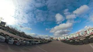 360 onboard. Medvedieva Kart 23. Start P6, Finish P2