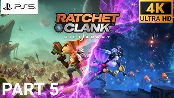 RATCHET AND CLANK RIFT APART (PS5) Gameplay Walkthrough Part 5 Full Game [4K 60FPS] - No Commentary