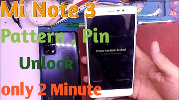 Redmi Note 3/ Note 3 Pro Hard Reset/ Pattern Unlock Easy Trick With Keys
