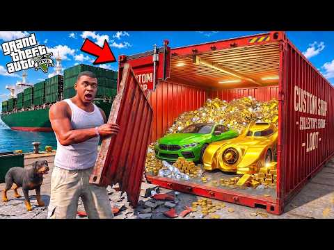 Franklin & Shinchan Found Secret Most Expensive Supercar Containers 😱💰 | GTA 5