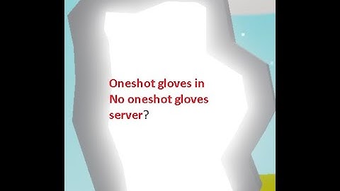 Roblox Slap Battles || One shot gloves in no oneshot servers bug #slapbattles #roblox