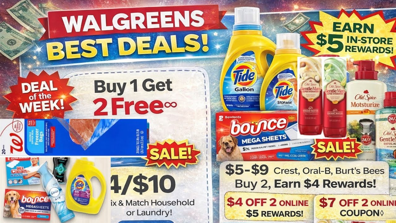Walgreens Best Deals No BOOSTER NEEDED!🔥🔥#walgreens #top1bestdeals #couponingforbeginners #deals 