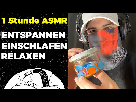 1 Hour ASMR - Pure relaxation that will make you fall asleep (German Whispering)