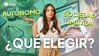 🧐 ¿Qué es mejor AUTÓNOMO o SOCIEDAD LIMITADA (SL)? | Ventajas e inconvenientes 2024