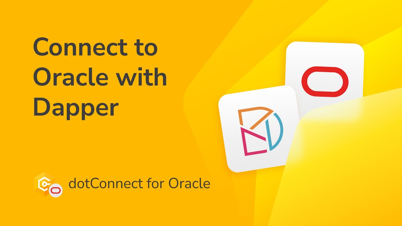 Connect Oracle using Dapper ORM - YouTube