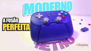 Se a NINTENDO e a SONY fizessem um controle JUNTAS - 8bitdo Pro 3 Review
