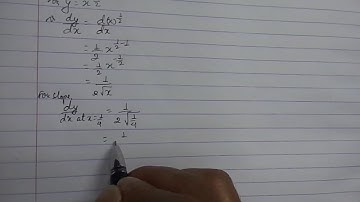 Differentiation - AS Level - High School Level - Tangents - Intersection points of tangents