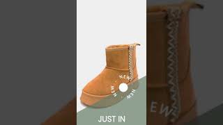 WILD DIVA Round Toe Platform Boots