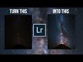 HOW TO EDIT MILKYWAY PHOTOS LIGHTROOM PHOTOSHOP