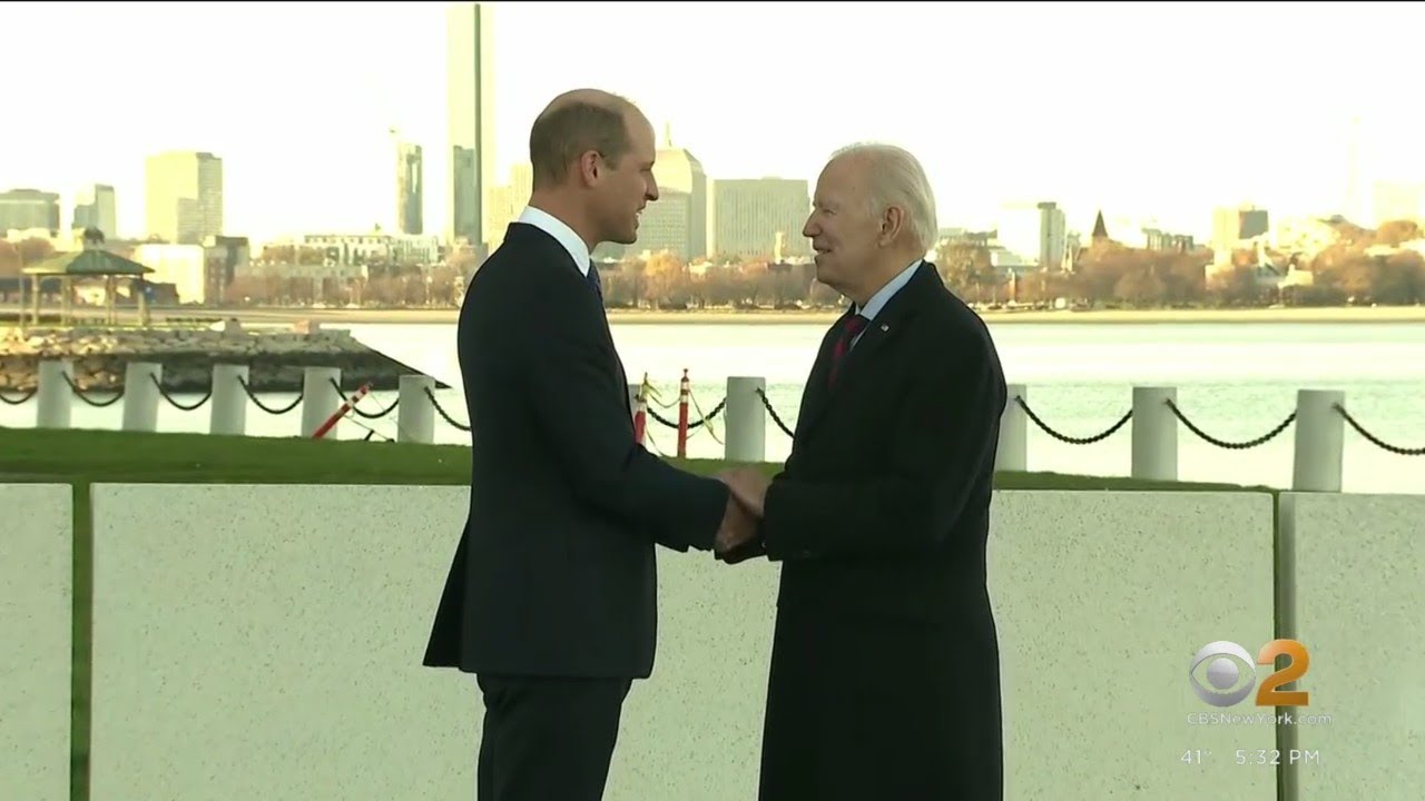 Prince William, Princess Kate meet President Biden after Boston visit