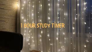 1 Hour Study Timer ⏳ 60 Minute Countdown | Cozy Study Room