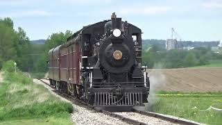 99 Year Old Steam Locomotive Waterloo Central No. 9 Running to Elmira!