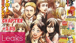 Attack on Titan Manga Chapter - 139 Leaks and Spoilers | Attack on titan Manga 139