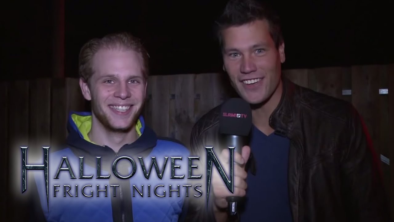 Ivo en Michael van SLAM!TV ervaren Alone tijdens Halloween Fright Nights