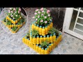 Amazing ideas for Making Flower Pot | Recycling plastic Bottles into flower Pot