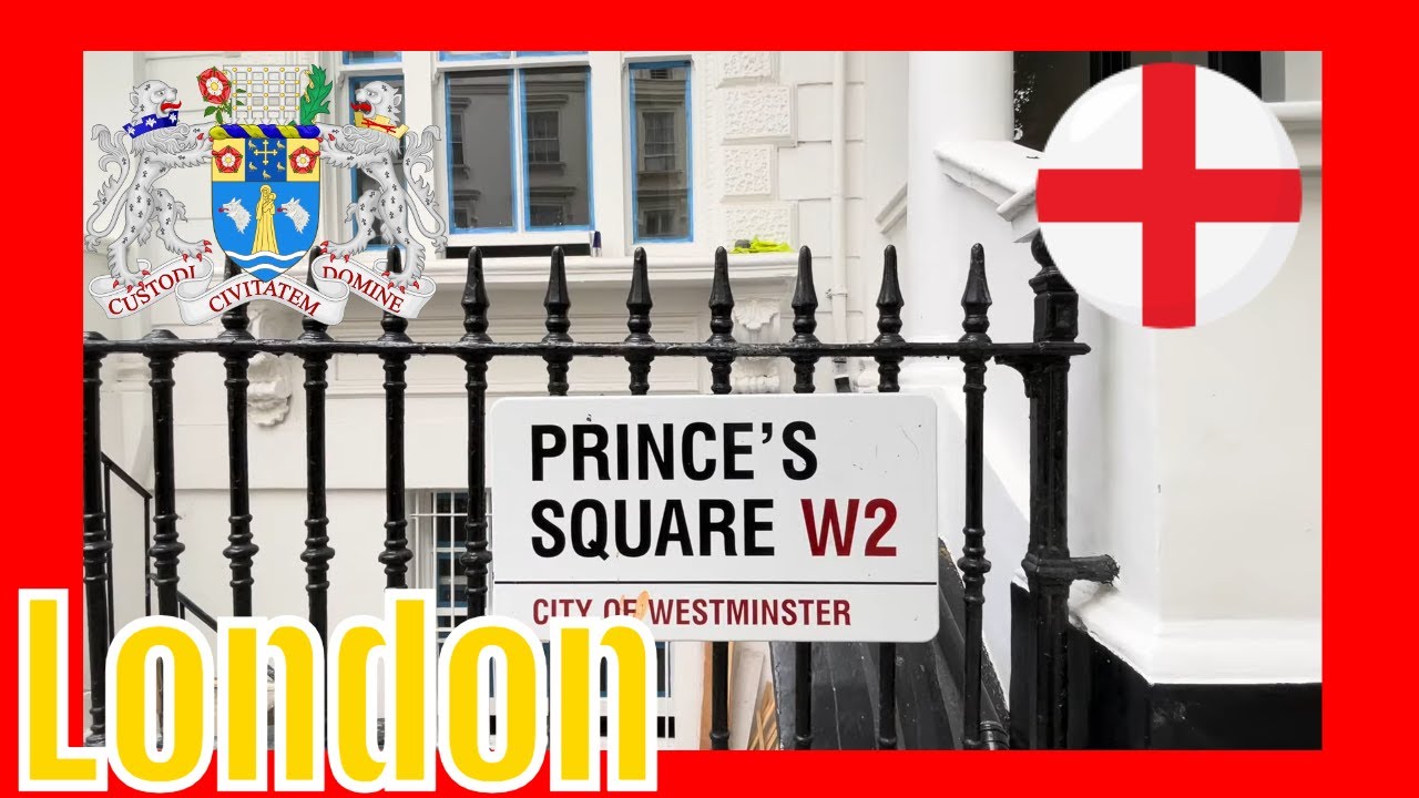 🏴󠁧󠁢󠁥󠁮󠁧󠁿Prince's Square, London, W2, Bayswater, Westminster, London Walking Tour - London Street View