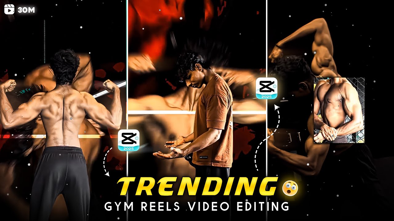 Instagram Trending GYM Transition Reels Editing | GYM reels tutorial | Capcut Editing