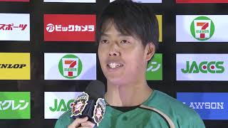 2019年5月11日 北海道日本ハム・杉浦投手・大田選手ヒーローインタビュー