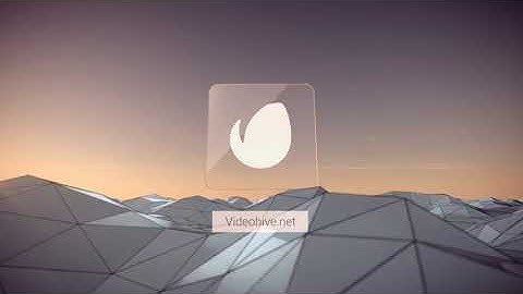 Epic Low Poly Waves Logo | After Effects template