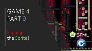 [ C++ & SFML - Simple 2D Games ] - Easy Platformer pt.9 - Flipping the sprite and more animations!