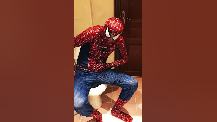 Spiderman catches the toilet! #shorts