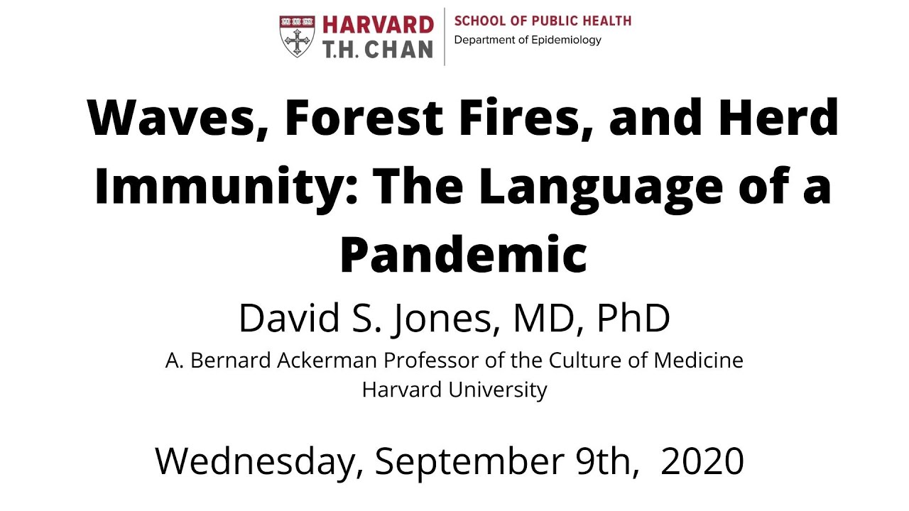 David Jones Seminar, September 9, 2020