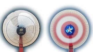 TheAnh98 - Chế Tạo Quạt Captain America