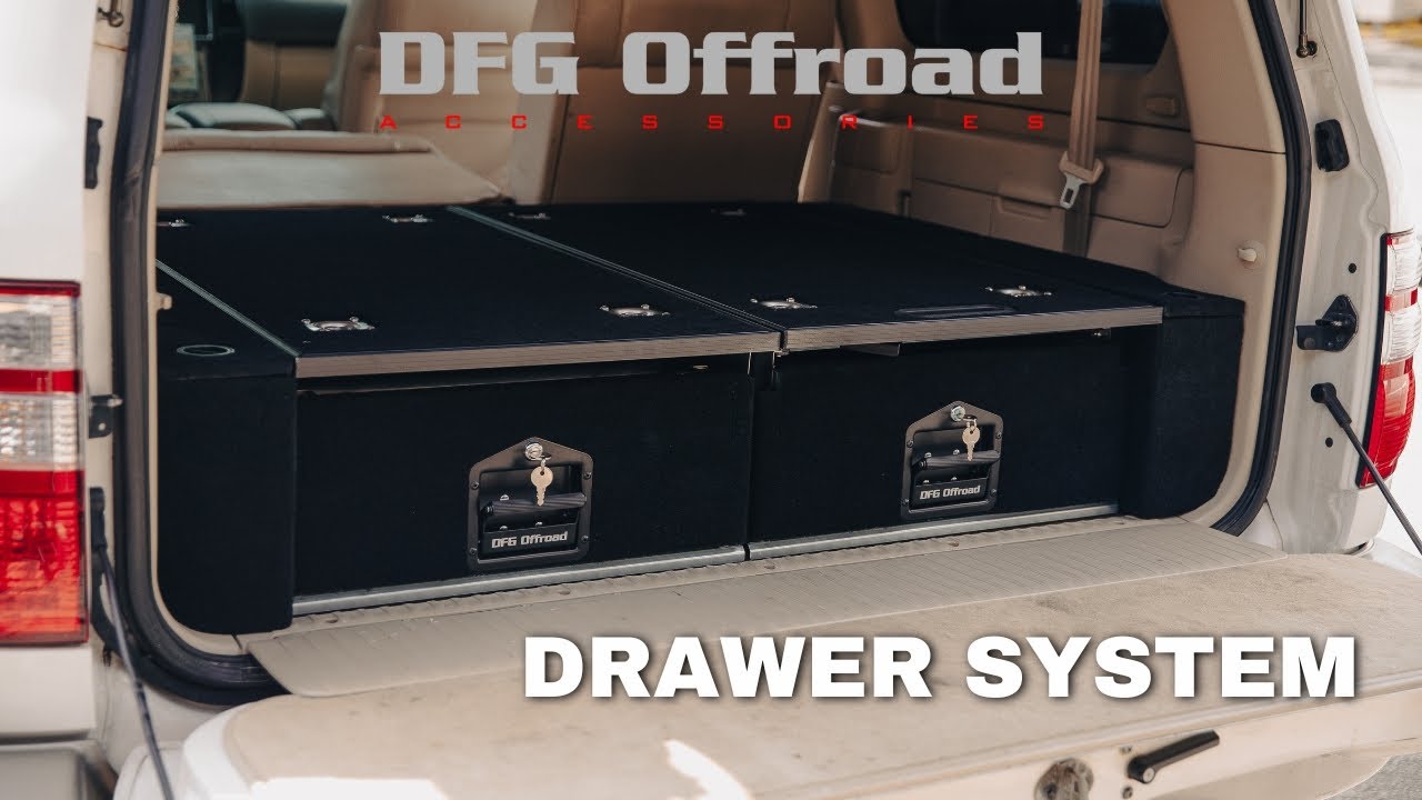 Drawer System for 100 Series Landcruiser Install Video