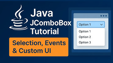 Java GUI: JComboBox gebruiken in Java Swing | #3